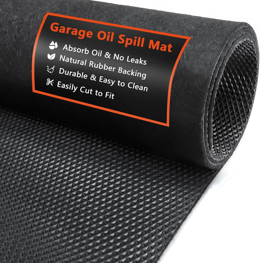 AiBOB Garage Floor Mat - Waterproof Oil Spill Absorbent Pad
