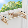 Cat Window Perch & Elevated Hammock - Sturdy 2-in-1 Bed for Large Cats
