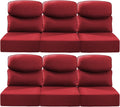Smile Patio Cushions 22x24/22x25 6-Inch Thick Set of 6 - Deep Seat
