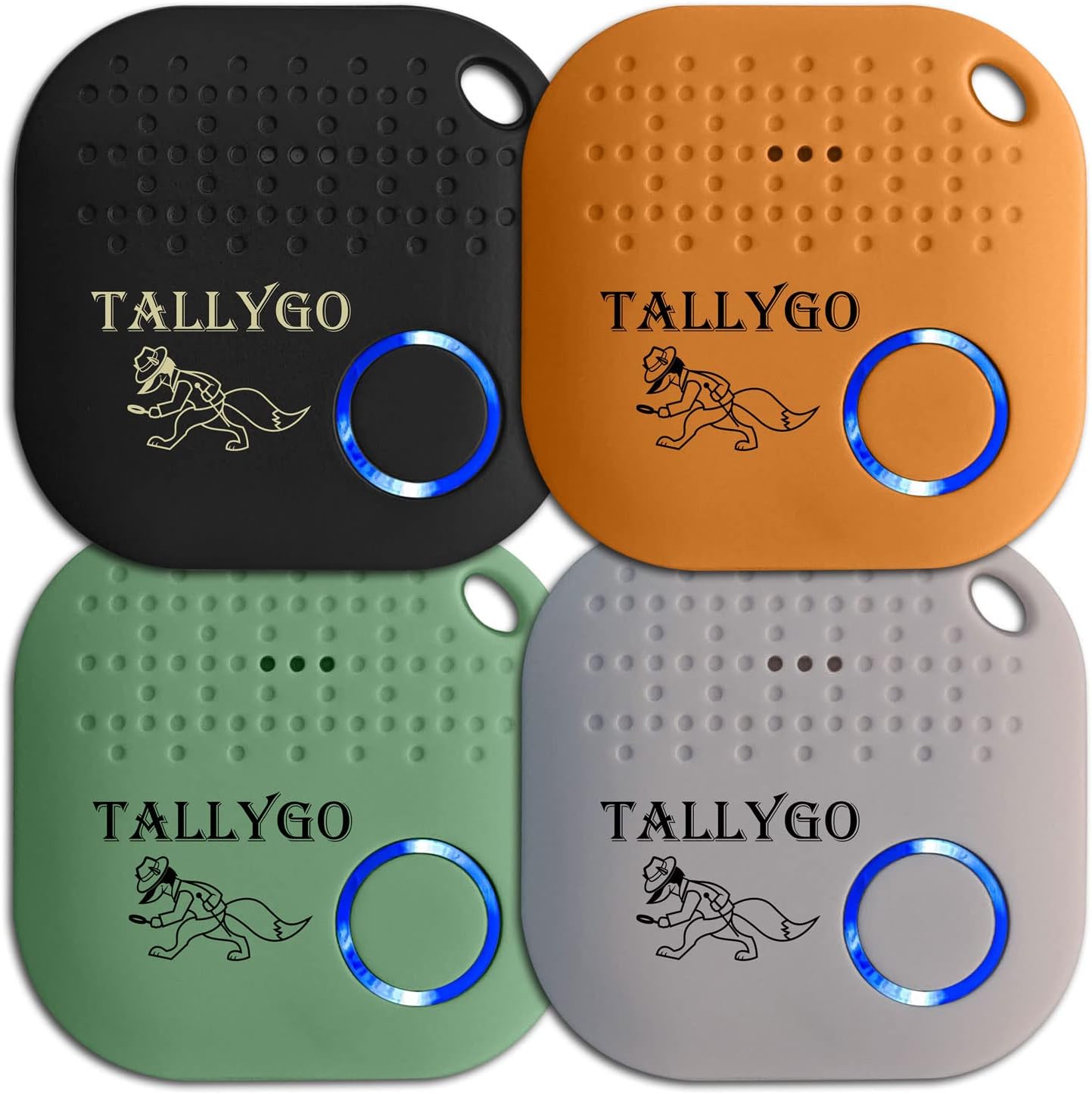 Find Lost Items Fast with TALLYGO - Bluetooth Tracker 4-Pack
