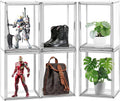 10 Pack Acrylic Shoe Box X-Large Sneaker Organizer - Clear Stackable