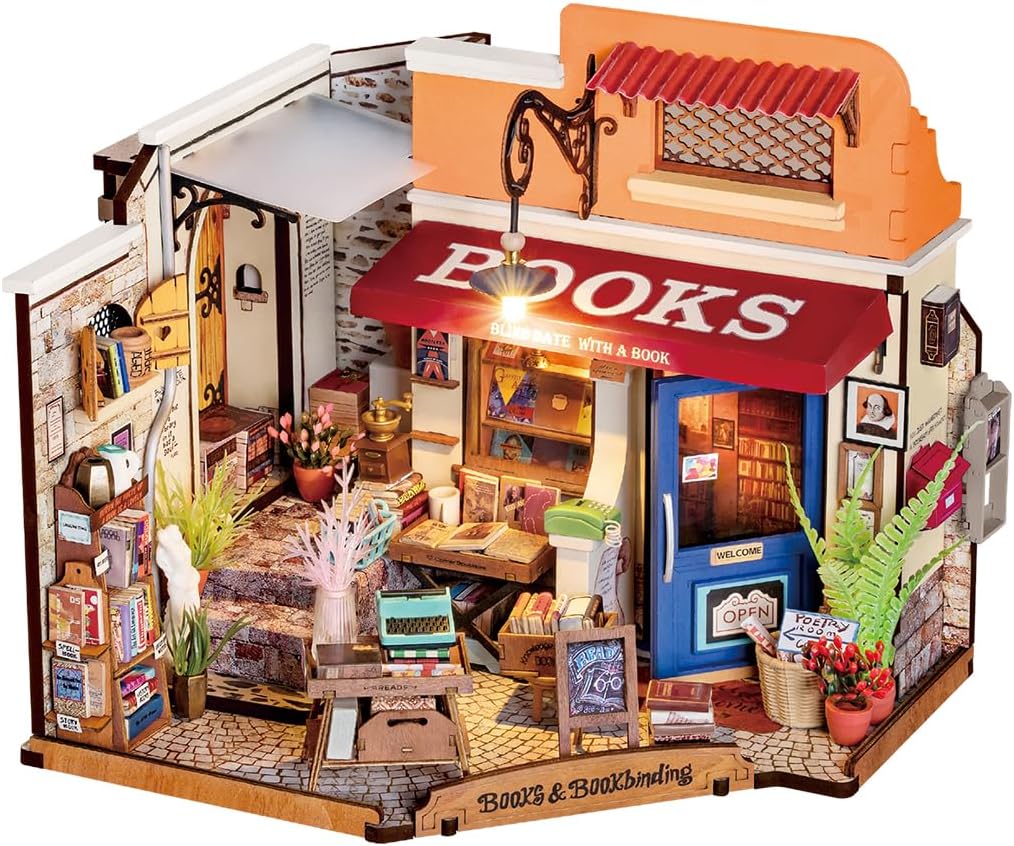 Rowood Miniature House Kit for DIY Dollhouse Craft Lovers