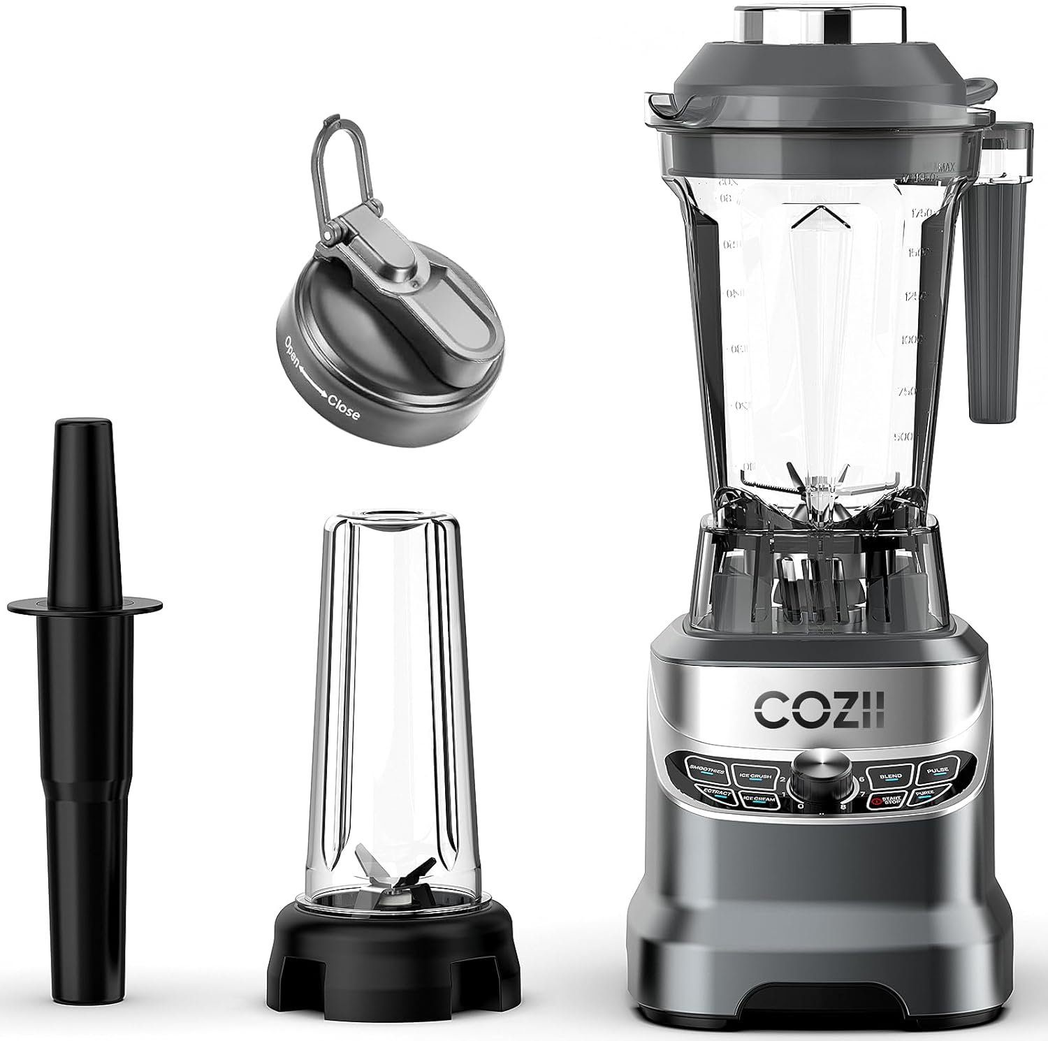 COZII 2000W Blender: 7 Programs, High Speed