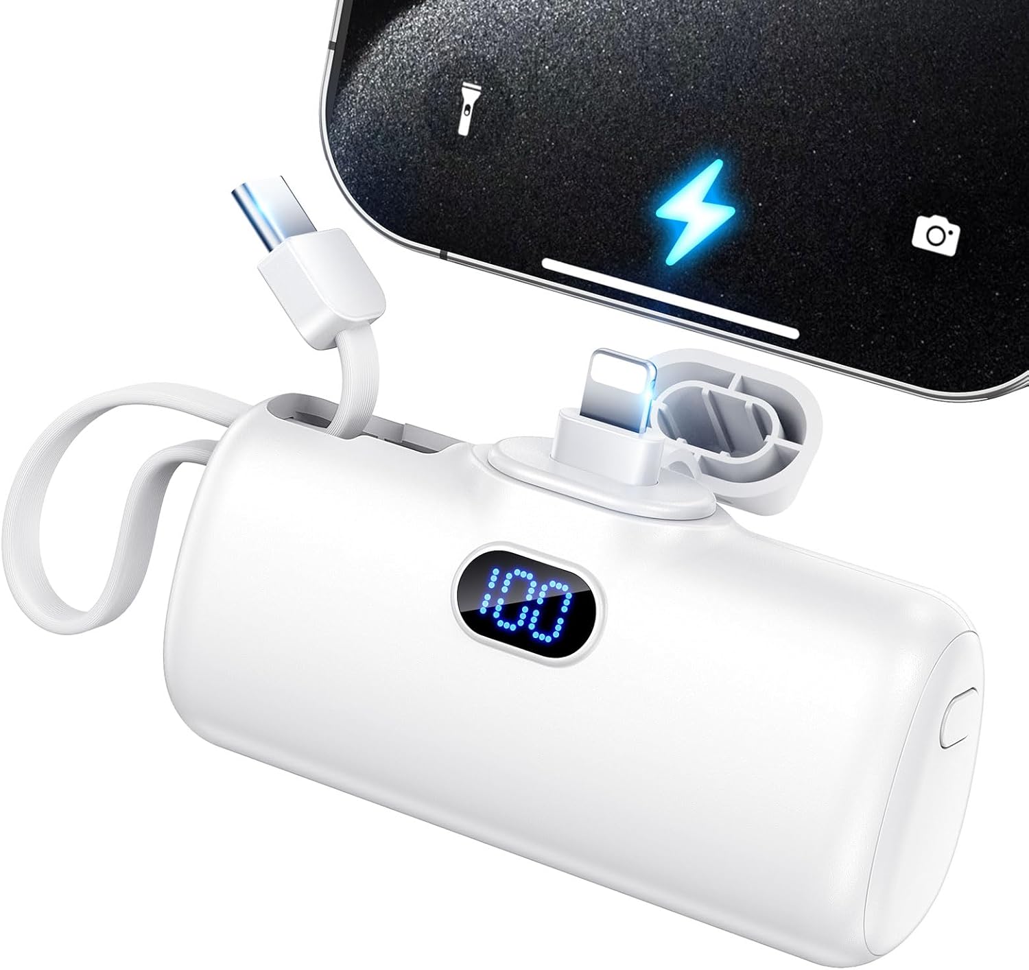 5000mAh Portable Power Bank for iPhone & Android - EMFHIO