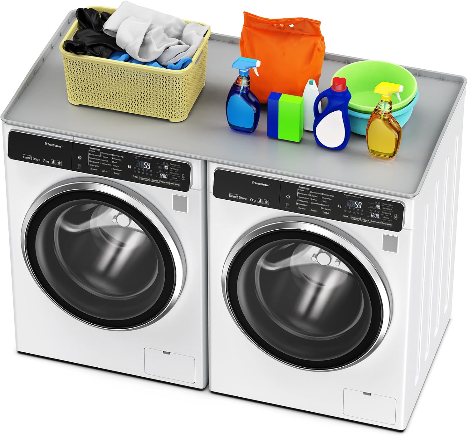 Waterproof Washer Dryer Cover - Non-slip 54 Protector