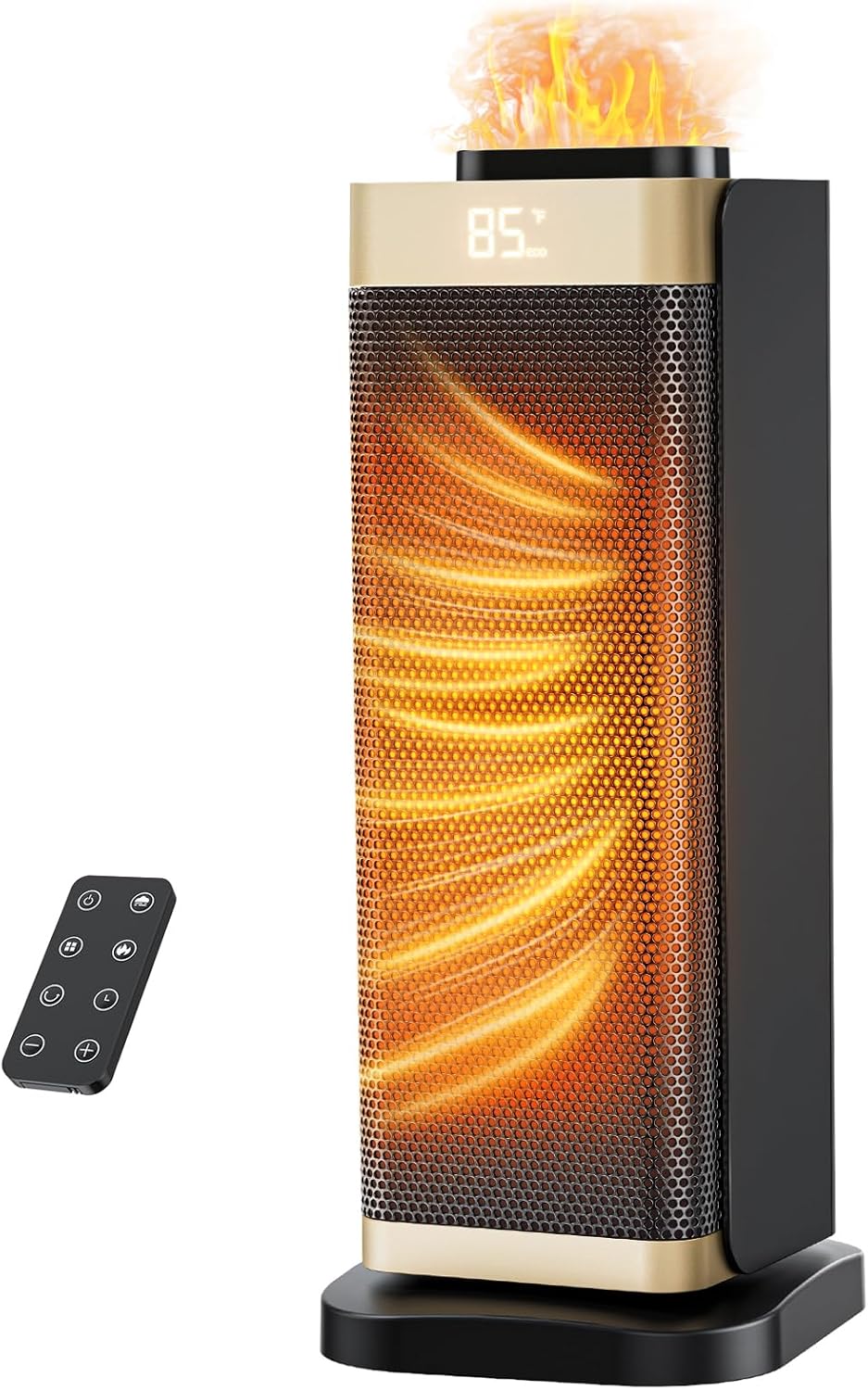 Staholz 3 in 1 Portable Space Heater with Humidifier and Light