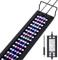 Aquarium Light with Temp Alarm, 36-42in Full Spectrum LED