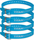 Titan Industrial Straps 70 lb Working Load, 30in Ocean Blue 4-Pack