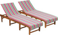 Pool Lounge Chair Cover 2 Pack - Oversized Soft Cotton Beach Towel