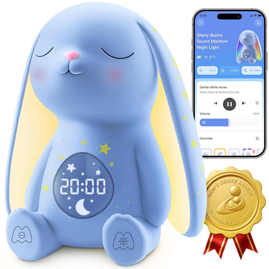 White Noise Sound Machine for Baby with AI Cry Detection