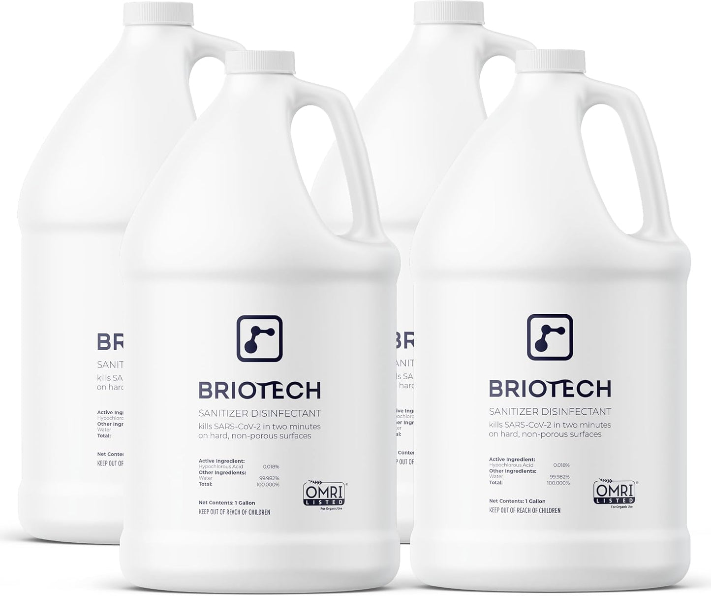 BRIOTECH Sanitizer Disinfectant Hypochlorous for Safe Cleaning