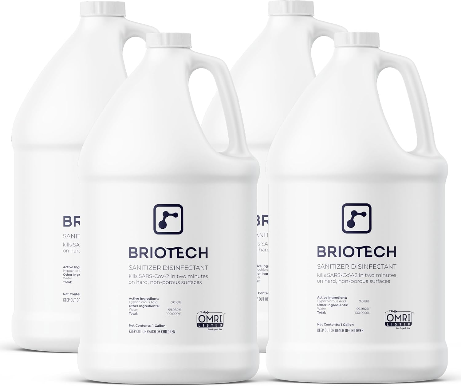 BRIOTECH Sanitizer Disinfectant Hypochlorous for Safe Cleaning
