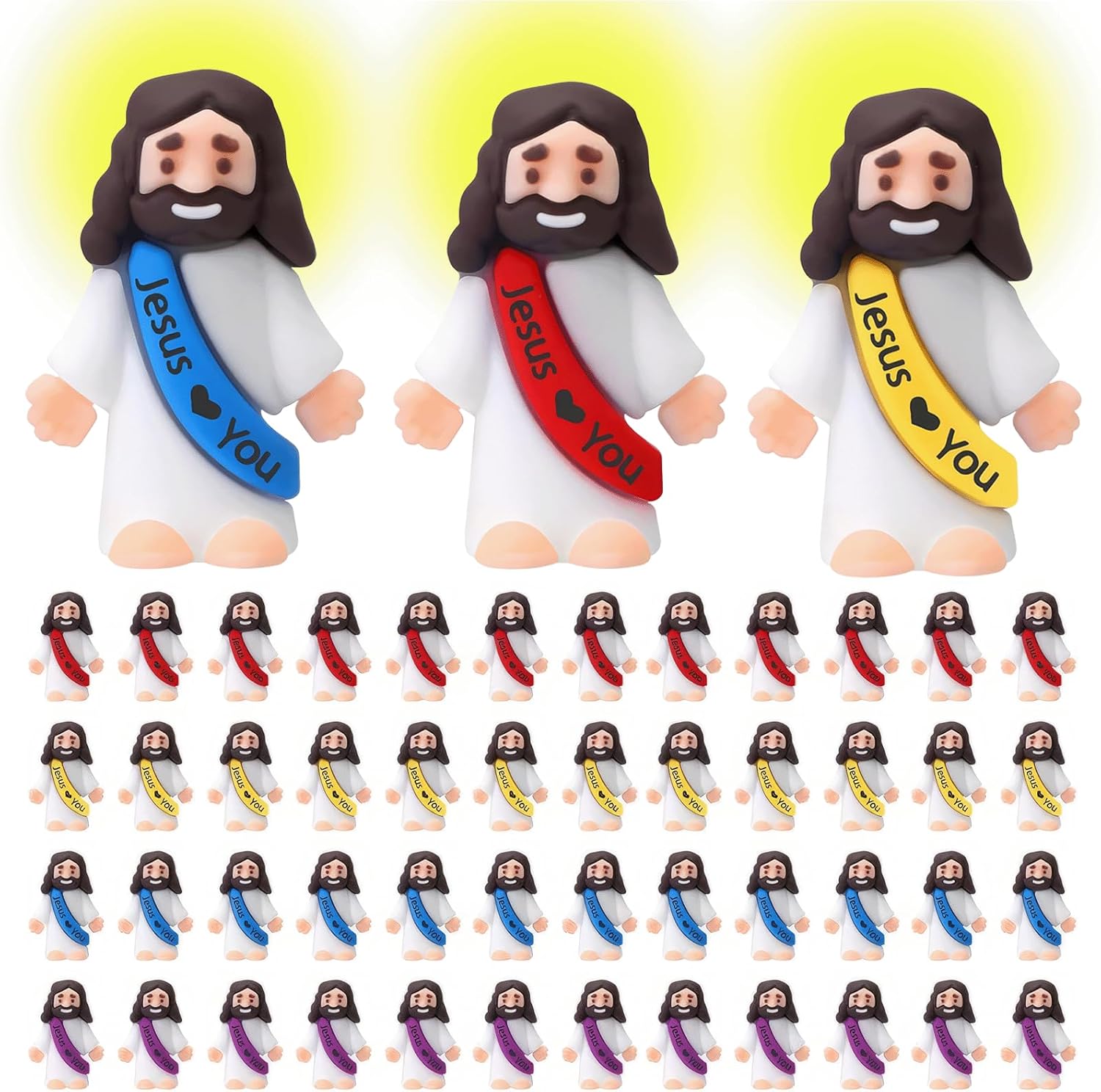 200 PCS Little Jesus Figures for Easter Religious Celebrations