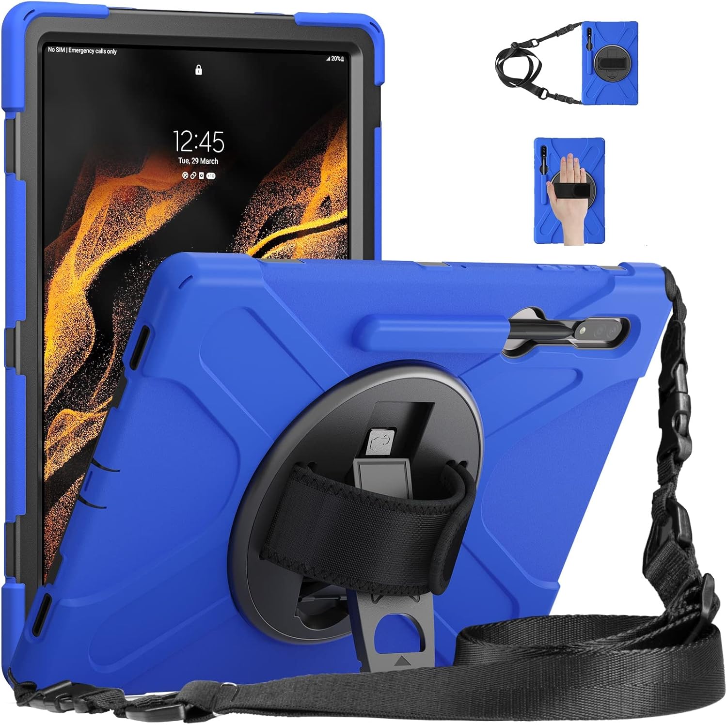 Shockproof Case for Galaxy Tab S8 Ultra 14.6 Inch 2022 Rugged Cover