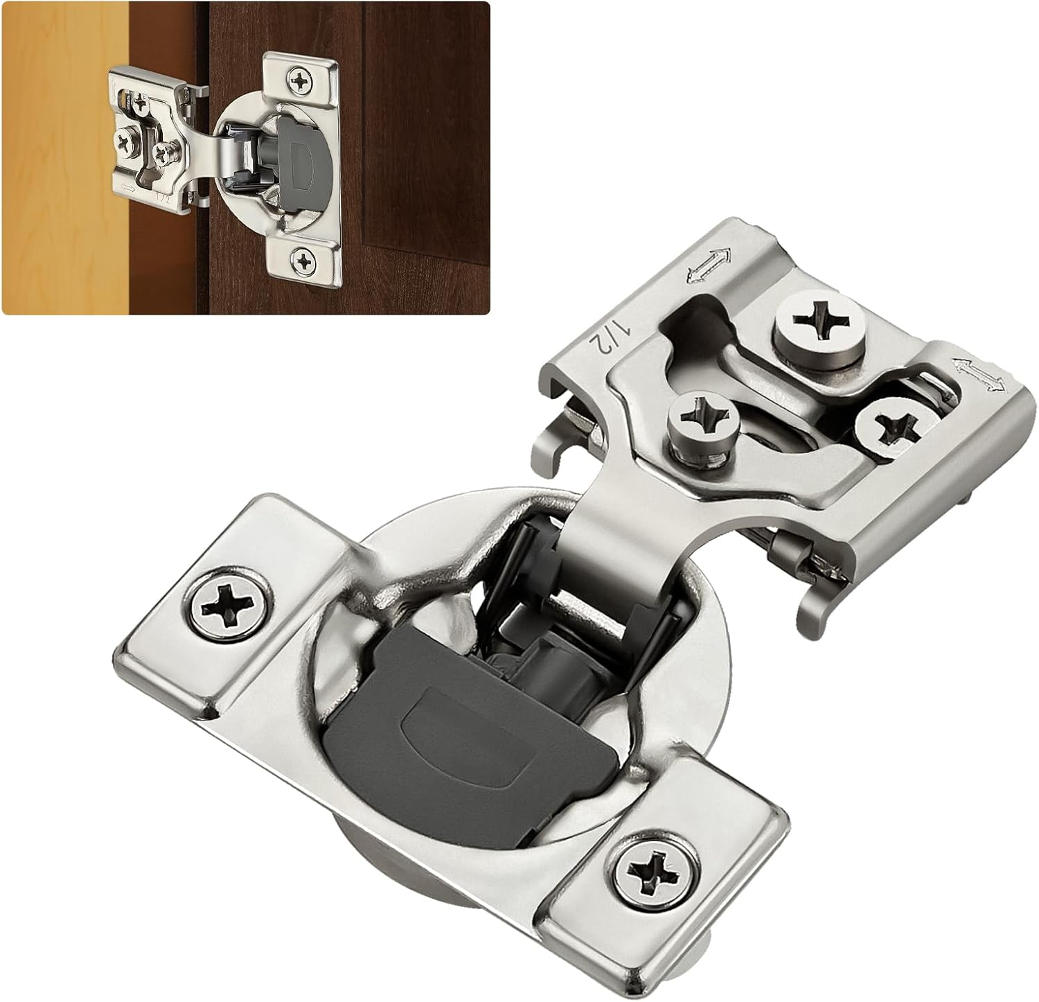 30 Pack Soft Close Cabinet Hinges for Smooth Kitchen Doors