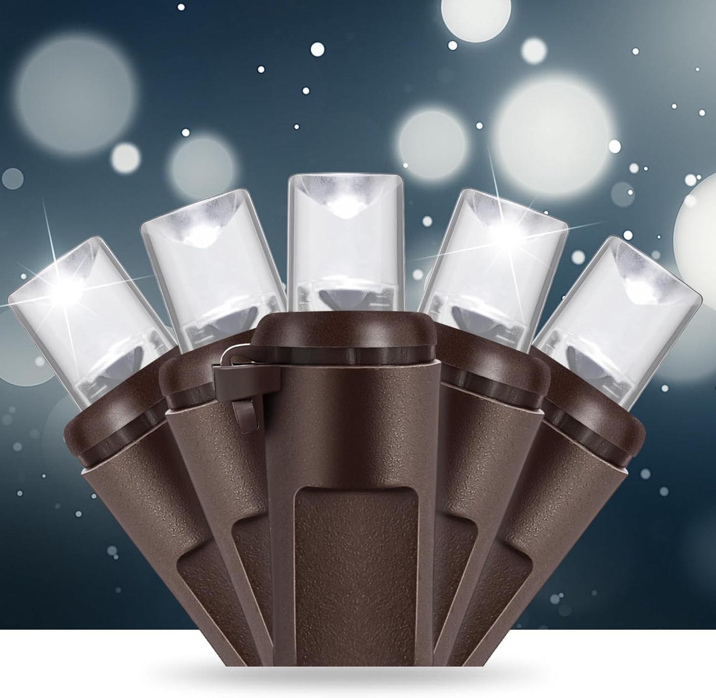 Slow Twinkling Christmas Light Set for Magical Holiday Decor