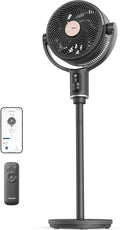 PELONIS Smart Pedestal Fan for Bedroom - Quiet, Wide Circulation