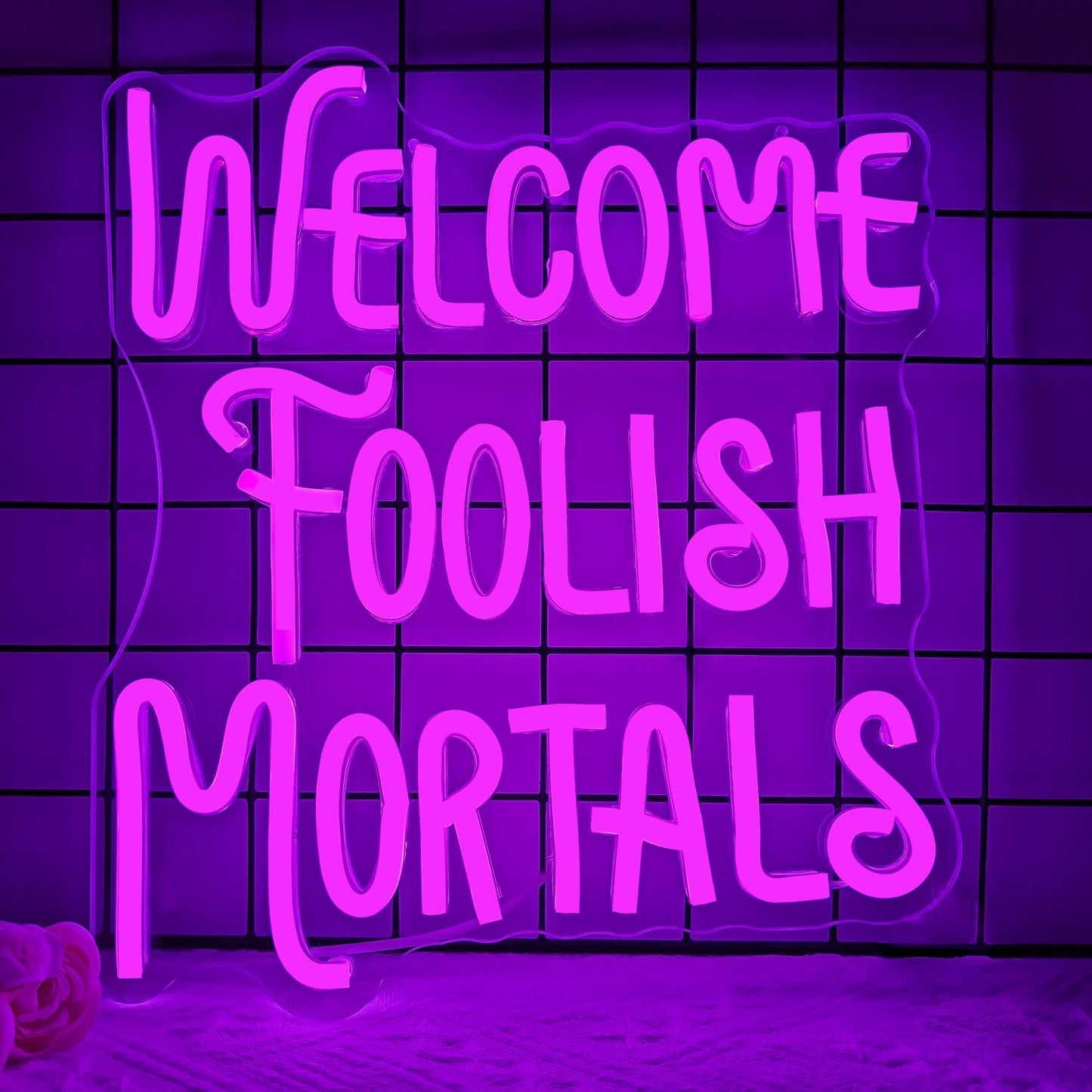 Halloween Neon Sign for Spooky Decor and Haunted House Parties