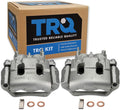 TRQ Front Brake Caliper Set Compatible with 2007-2015 Ford Edge / MKX