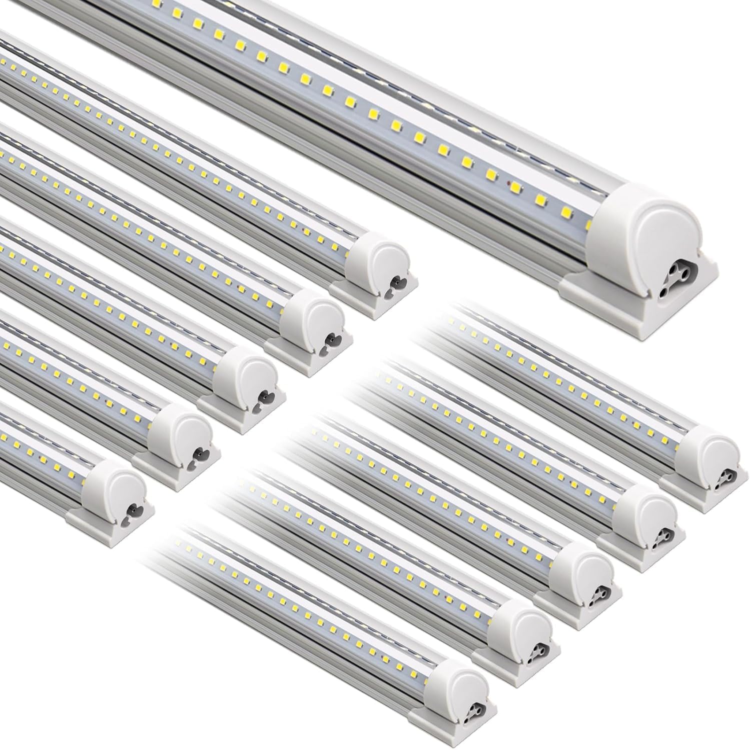 Barrina LED Shop Lights 8FT 72W 10000LM for Bright Spaces