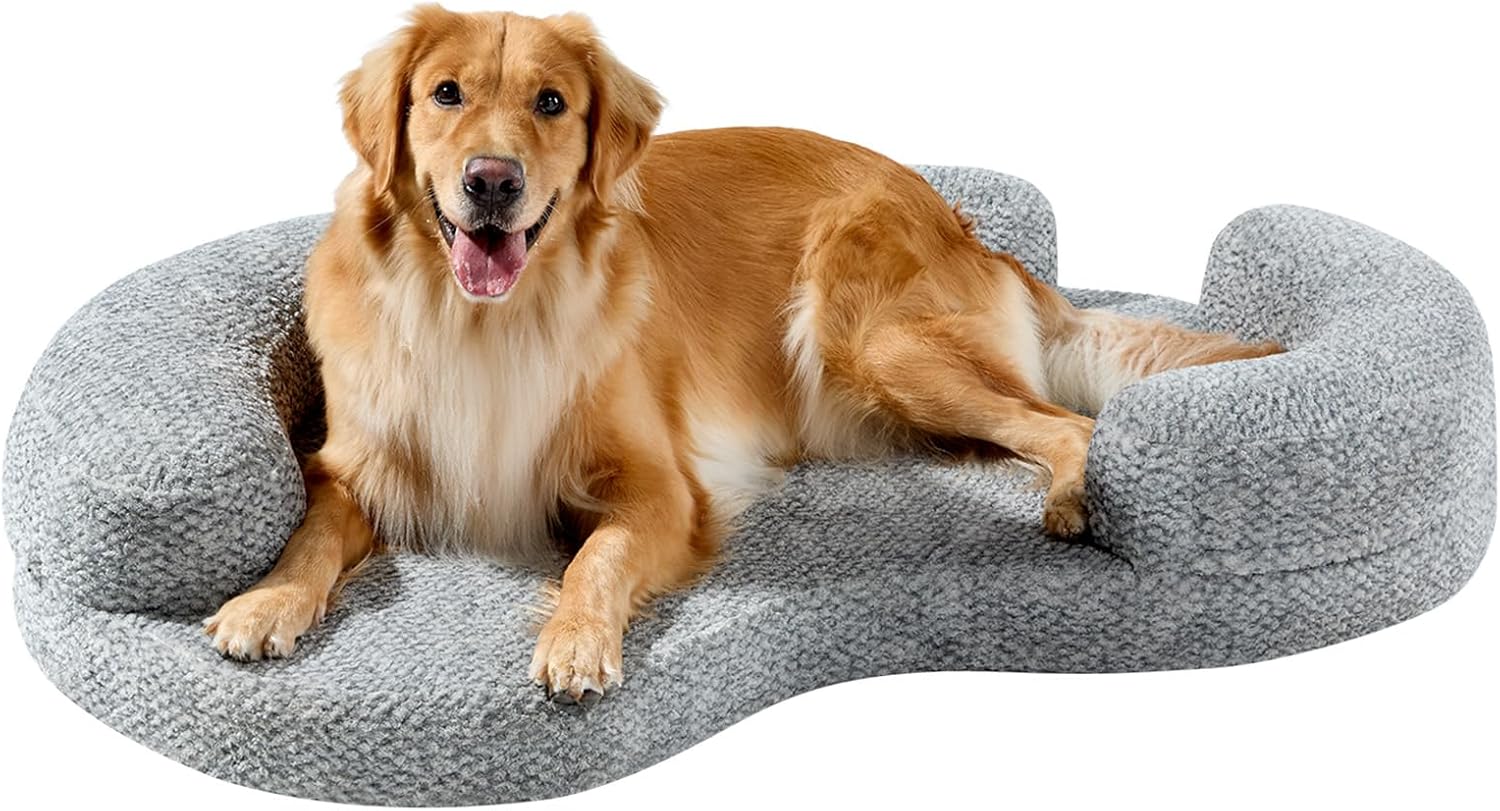 Orthopedic Memory Foam XXL Dog Bed for Large Dogs - Calming Design