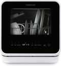 Compact Portable Countertop Dishwasher - 5L Tank, 5 Programs