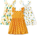 PATPAT Multipack of Toddler Dresses for Girls - Summer Vibes