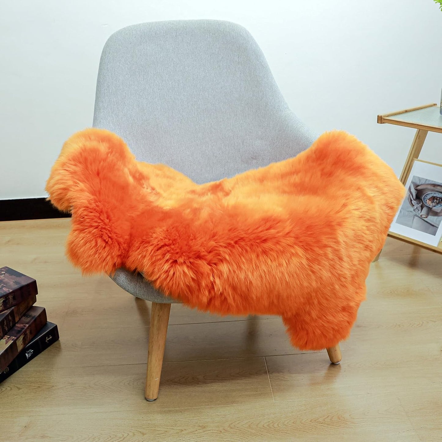 Genuine Sheepskin Rug for Kids Bedroom and Pets - 2FT x 3FT