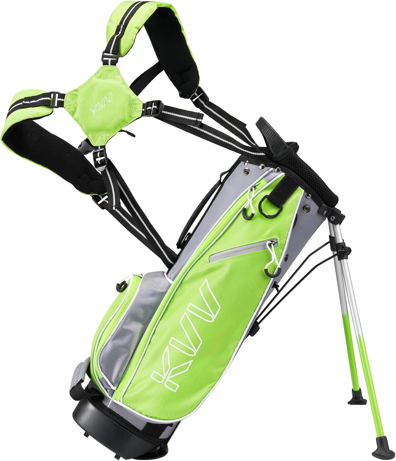 KVV Junior Golf Stand Bag for Kids Ages 4-12 - Lightweight Design