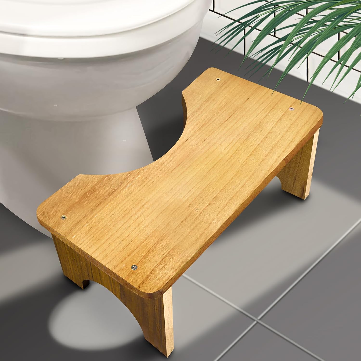 AZEN 7 Squat Toilet Stool - Portable Relief!