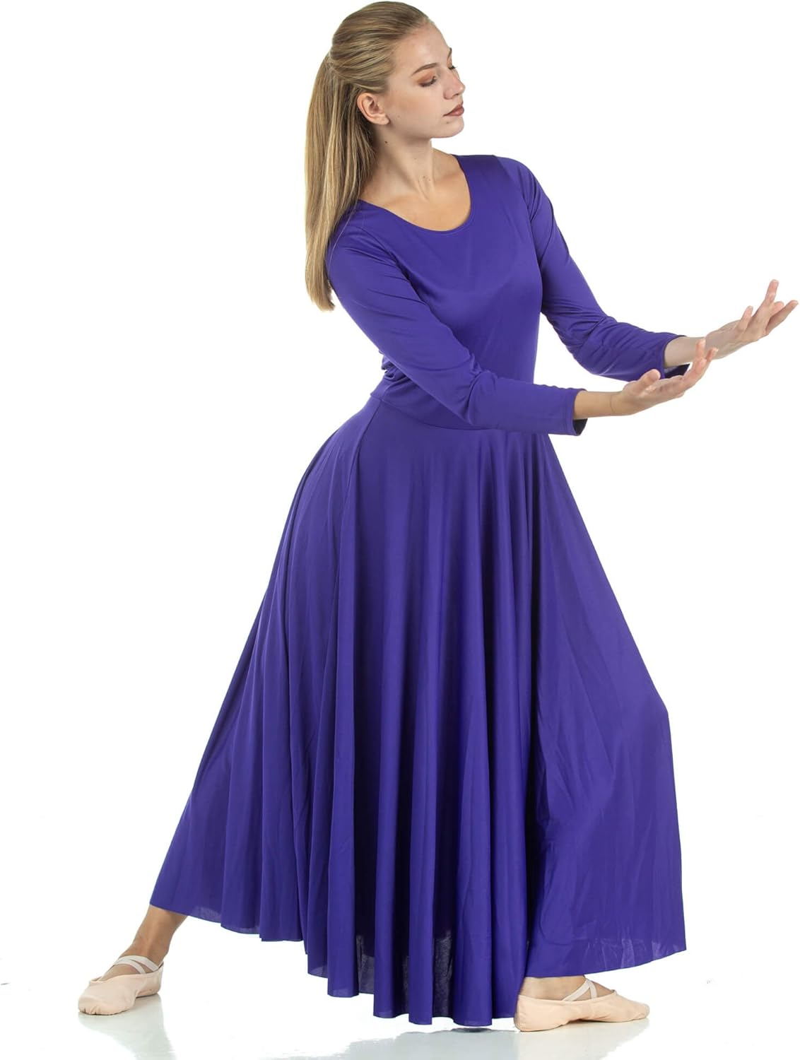 Danzcue Womens Praise Loose Fit Full Length Dance Dress Review
