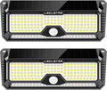 Solar Outdoor Lights 4000Lm 268 LED Motion Sensor Flood Lights
