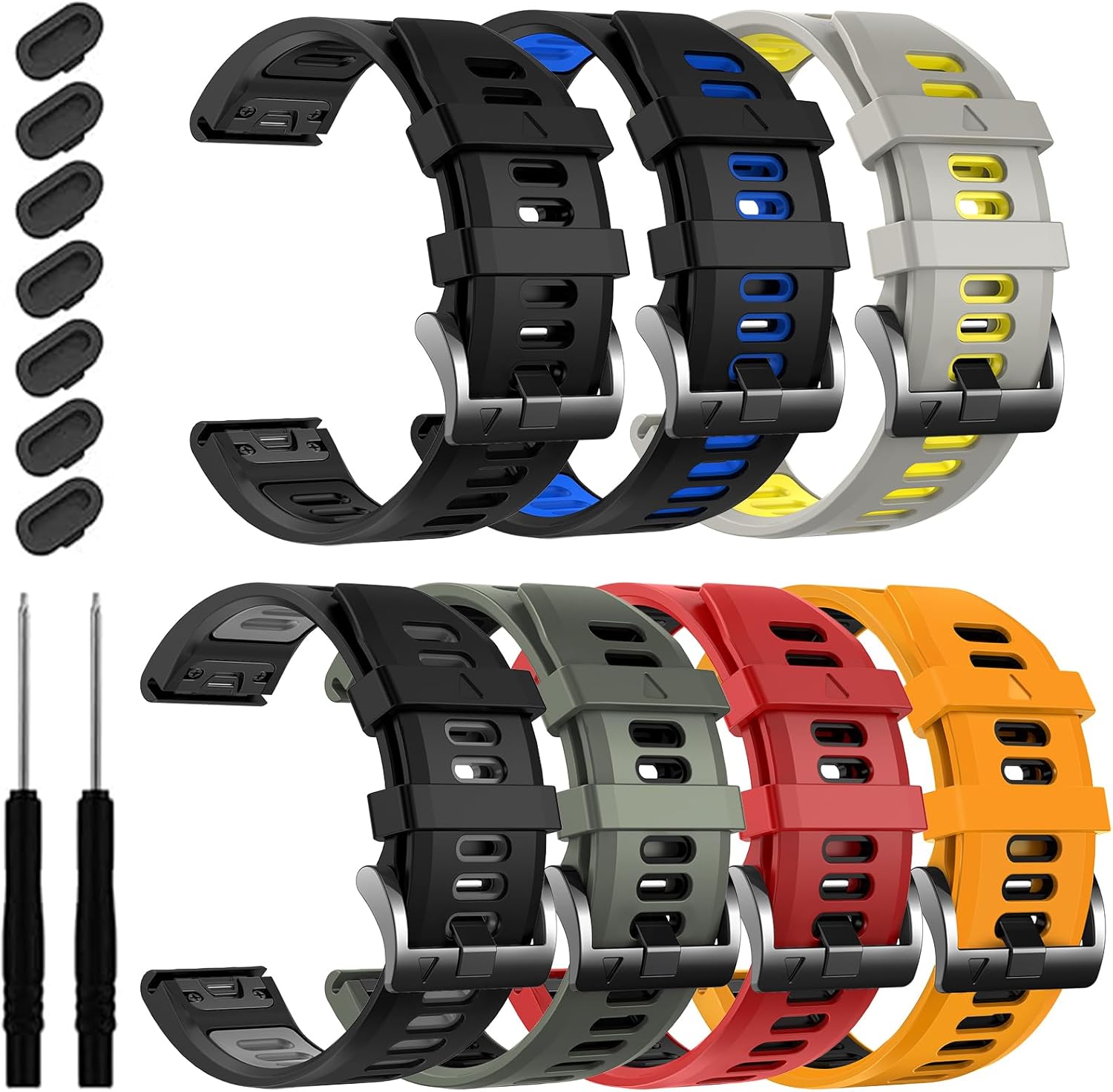 26mm Quickfit Watchbands for Fenix 8 and Other Garmin Models