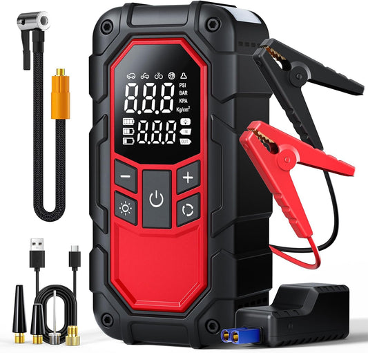 3000A Jump Starter & Air Compressor Combo