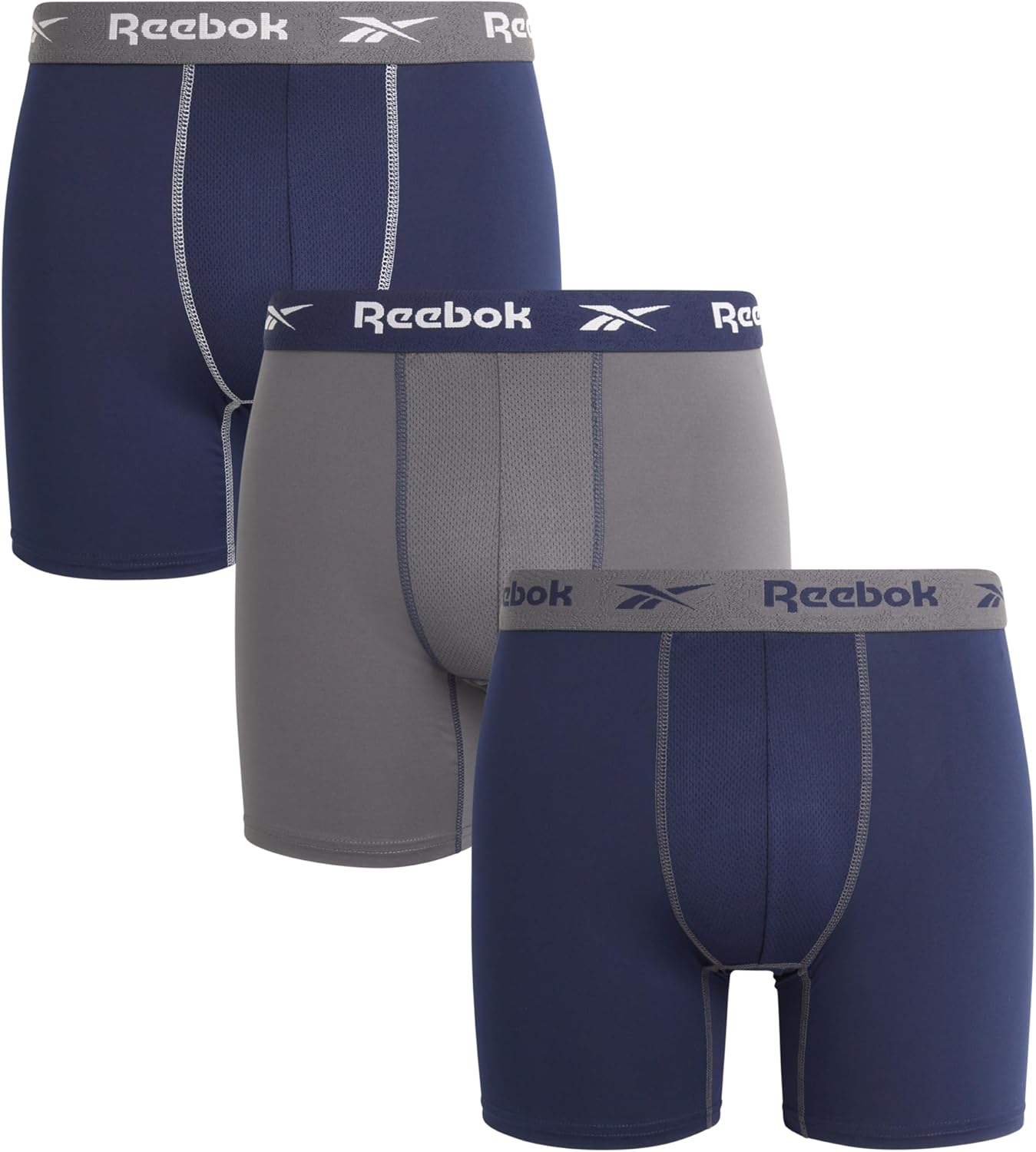 Reebok Mens Boxer Briefs 3 Pack for Ultimate Comfort and Fit