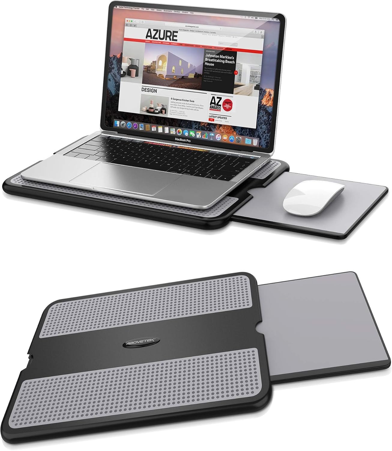 AboveTEK Portable Laptop Lap Desk - Ultimate Work Surface