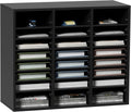 VEVOR 24 Compartment Office Mailbox with Adjustable Shelves - Organize in Style!