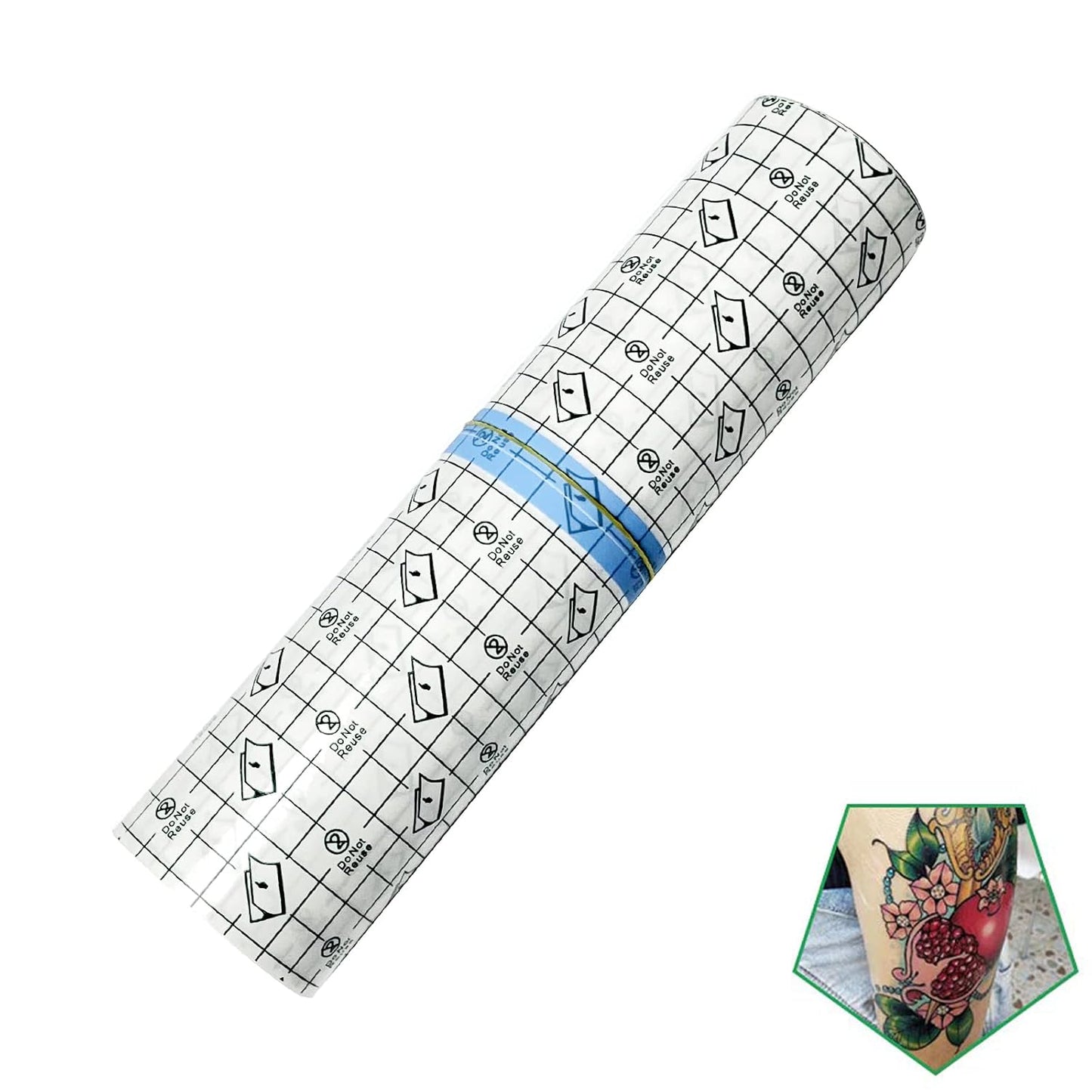 Tattoo Aftercare Bandage Roll 10in x 10 Yard for Healing