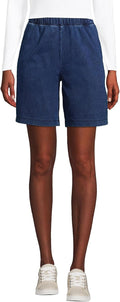 Lands' End Women's Sport Knit High Rise Shorts - Everyday Comfort