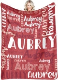 Personalized Blankets with Name - Ultra Soft Custom Throw 60ft x 80