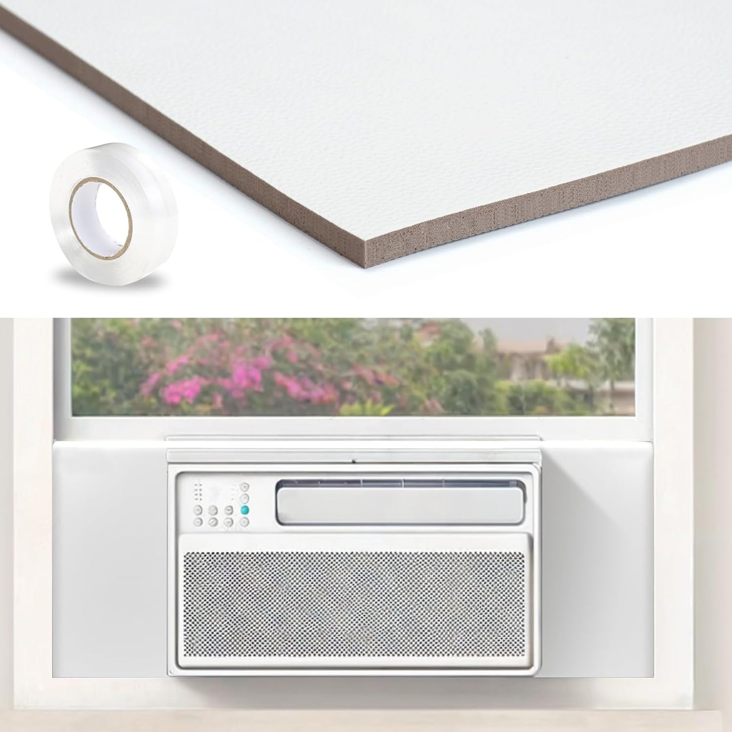 Flamorrow Insulated Window AC Foam Panels