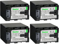 Kastar BN-VG138 Battery 4-Pack Replacement for JVC - Long Run Time