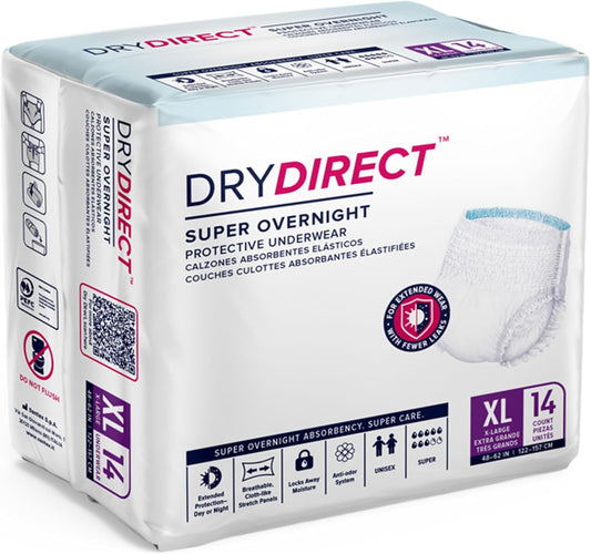 Ultimate Absorbency: DRY DIRECT Overnight Underwear
