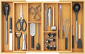 Lifewit Large Utensil Organizer for Kitchen Drawer - Expandable Bamboo