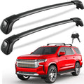 KINGGERI Lockable 330lbs Roof Rack Cross Bars - Heavy Duty Aluminum