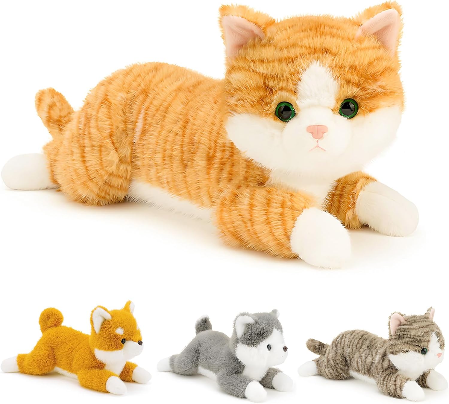 19 Inch Weighted Cat Stuffed Animal for Comfort and Joy