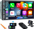Upgrade Wireless Double Din Car Stereo with CarPlay and Android Auto