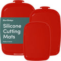 Blue Ginkgo Silicone Cutting Boards Set of 3 for Every Kitchen