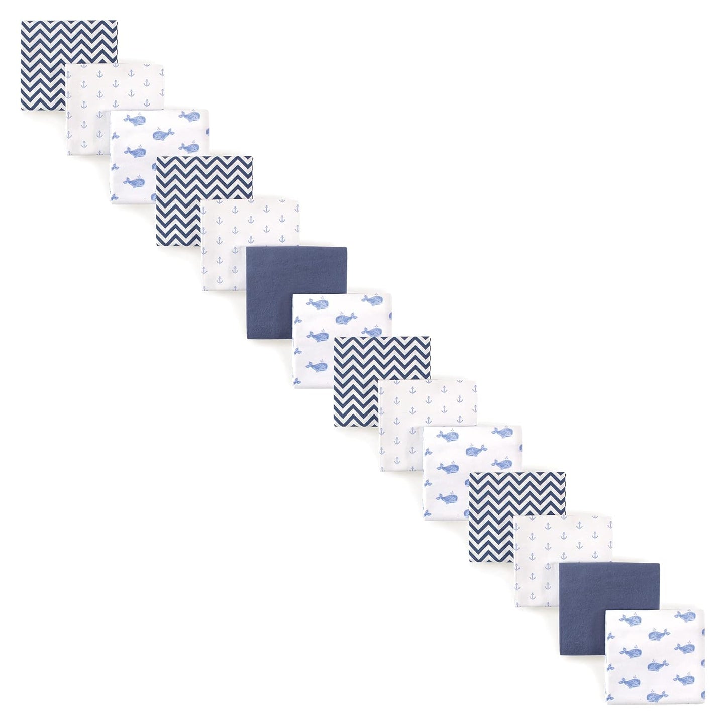 Hudson Baby Unisex Cotton Flannel Receiving Blankets Bundle