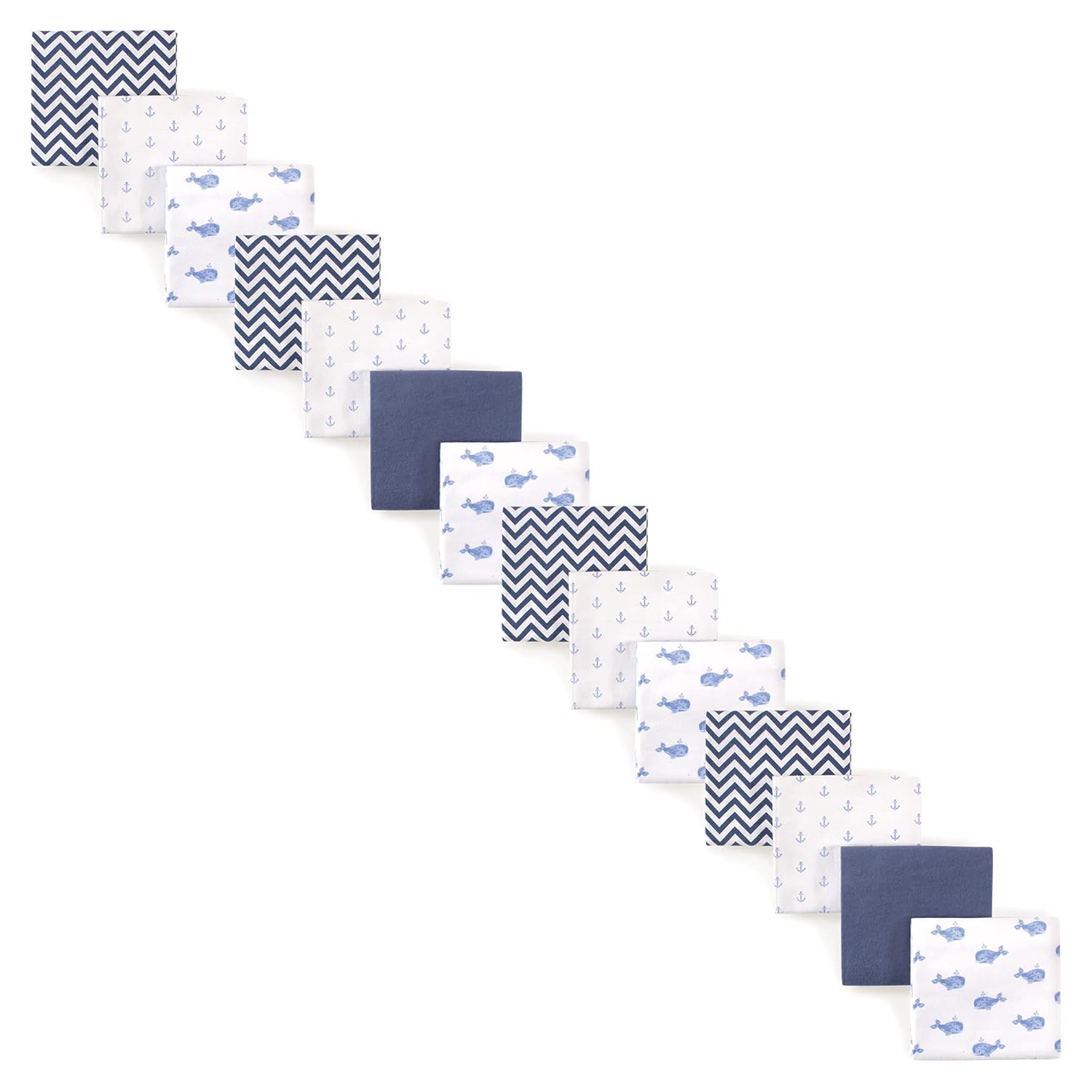 Hudson Baby Unisex Cotton Flannel Receiving Blankets Bundle